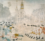The Bloody Massacre, 1770, King Street, Boston