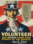Uncle Sam, Volunteer, and Choose Your Own Branch of the Service