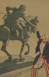 Uncle Sam Shaking Hands With the Marquis de Lafayette