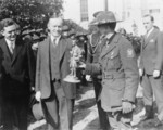 President Coolidge Greets Visiting Boy Scouts