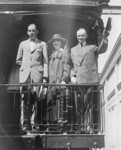 President Calvin Coolidge, Wife and Son