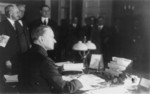 President Coolidge Signing the Tax Bill