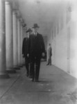 President Coolidge Returning to the Mansion From the Executive Office