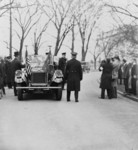 President Coolidge and Mr. Hoover Leaving the White House