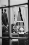 Gerald Ford Working at His Desk