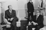 Gerald Ford and Henry Kissinger in the Roosevelt Room