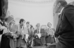 Gerald Ford Talking to Reporters