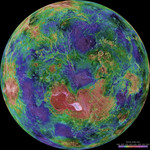 Venus Centered at the North Pole