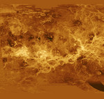 Simple Cylindrical Map of Venus Surface