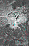 Mount St Helens Anaglyph