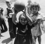 Children Playing With a Ball