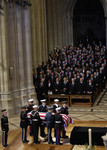 Carrying Ford Casket Into Washington National Cathedral