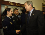 George W Bush Shaking Hands