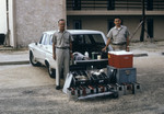 Two Researchers Standing with Field Gear that will be used During an Arbovirus Isolation Study