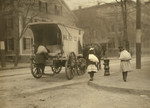 Girls Working on Ice Wagon