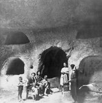 Refugees in Catacombs