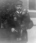 Man With Chimps