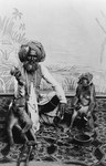 Fakir With Monkeys