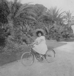 Princess Jolanda on a Bike