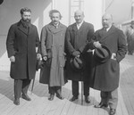Mossessohn, Einstein, Weizmann and Ussischkin