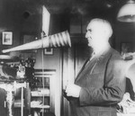 President Harding Recording His Voice
