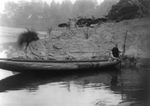 Hupa Fishing From Canoe