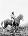 Nez Perce Man on Horse