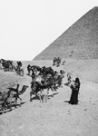 Caravan of Bedouins Leaving the Egyptian Pyramids