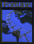 Telephone Lines and Globe on Cover of Fortune Magazine