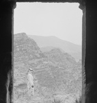 Man Framed by a Petra Doorway