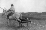 Atsina Indian Riding Horse and Pulling Travios