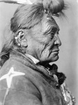 Crow Indian Man Called Hoop On the Forehead