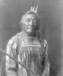 Apsaroke Native American Indian Man Named Sitting Elk