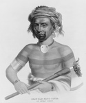 Ioway Indian Chief Named Shau-Hau-Napo-Tinia