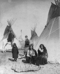 One Bull and Black Praire Chicken, Sioux Indians
