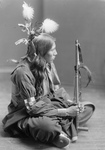 William Frog, Sioux, Sitting Cross Legged