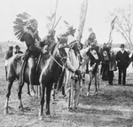 Stock Image: Sioux Indians and Horses