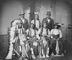 Stock Image: 7 Sioux Indian Men