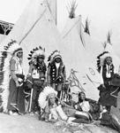 Stock Image: Sioux Chiefs and Tipis