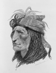 Portrait of a Creek Native American