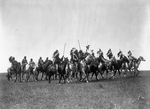 Brule Indian War Party on Horses