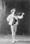 Boy Playing a Violin