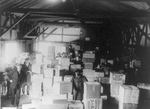 Confiscated Boxes of Alcohol in a Warehouse, Prohibition