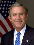 Portrait of George W Bush