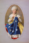Betsy Ross Sewing the Betsy Ross Flag