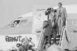 Jimmy Carter Leaving the Peanut One Plane