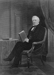 President Millard Fillmore Seated and Holding a Book