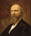 President Rutherford Birchard Hayes in 1877