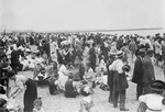 People on a Crowded Beach, Coney Island