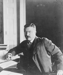 Theodore Roosevelt in his Office